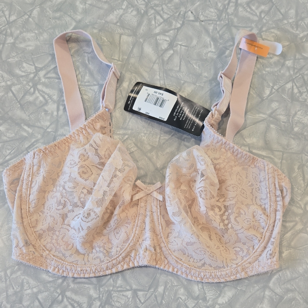 Bali Lace Bra – Smooth U Support – Nude – Size 34DD – NWT